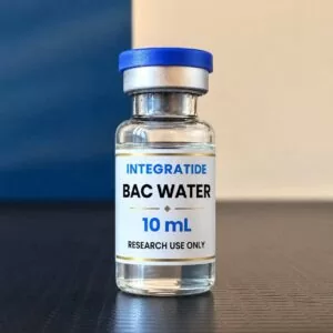 Integratide Bacteriostatic Water 10 mL vial, labeled research use only
