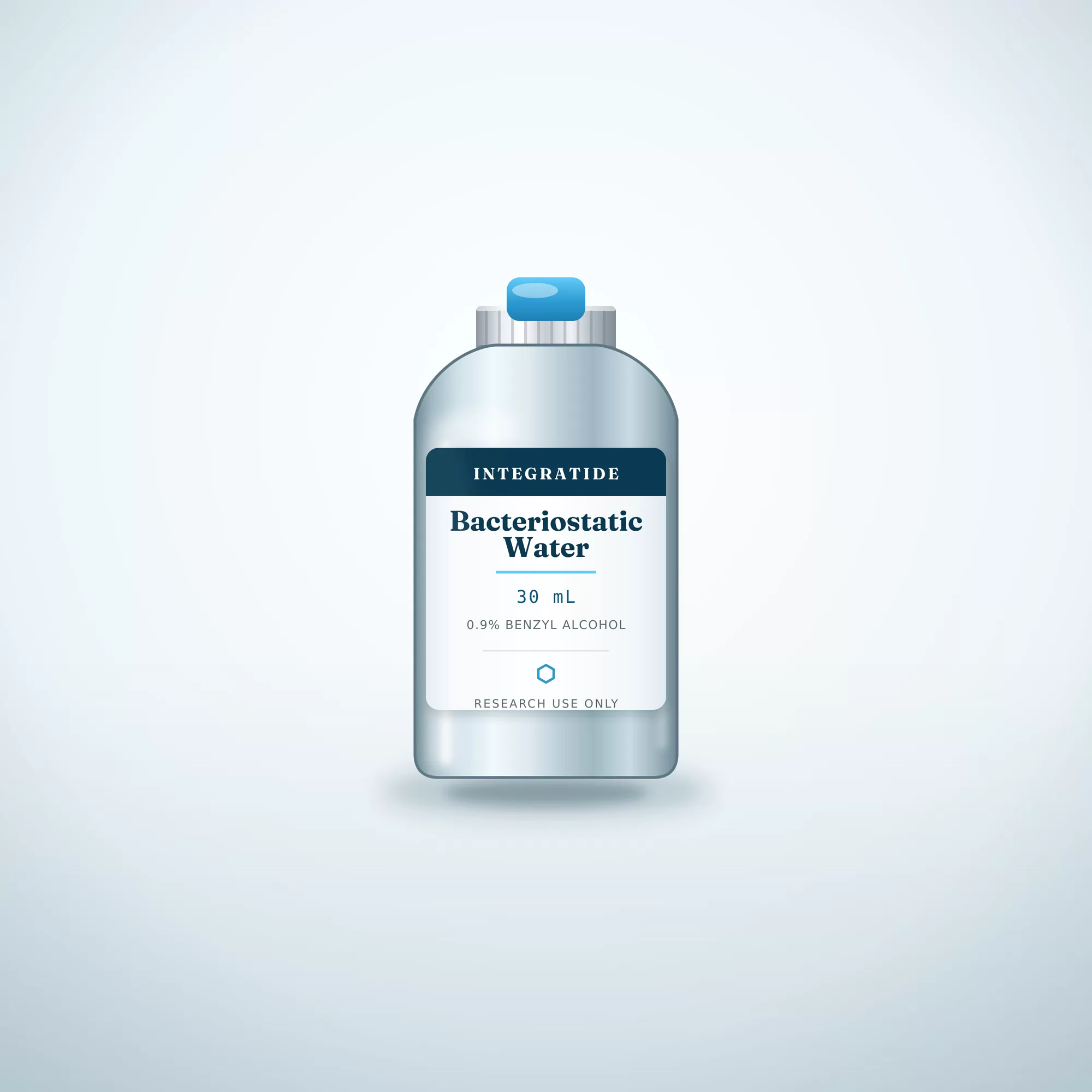 Integratide bacteriostatic water vial