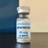 Integratide Retatrutide 10 mg research peptide vial, lot RT312, labelled research use only